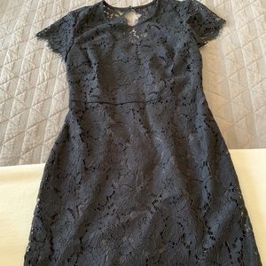 Banana Republic Black Lace Dress